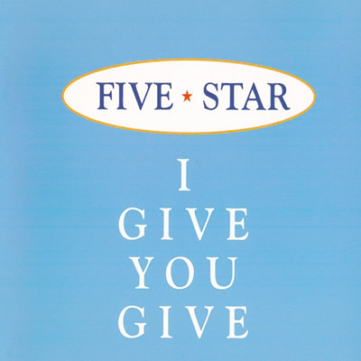 Pochette de I give you give