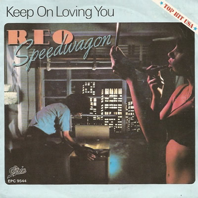 Pochette de Keep on loving you