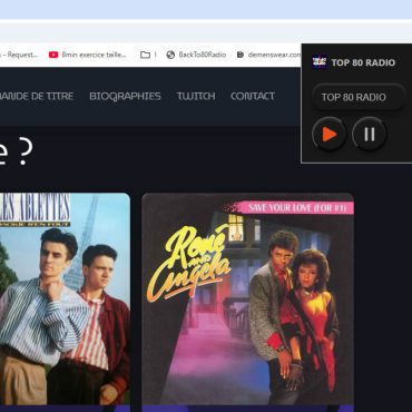 Écoutez TOP 80 Radio directement depuis votre navigateur avec notre nouvelle extension Google Chrome !