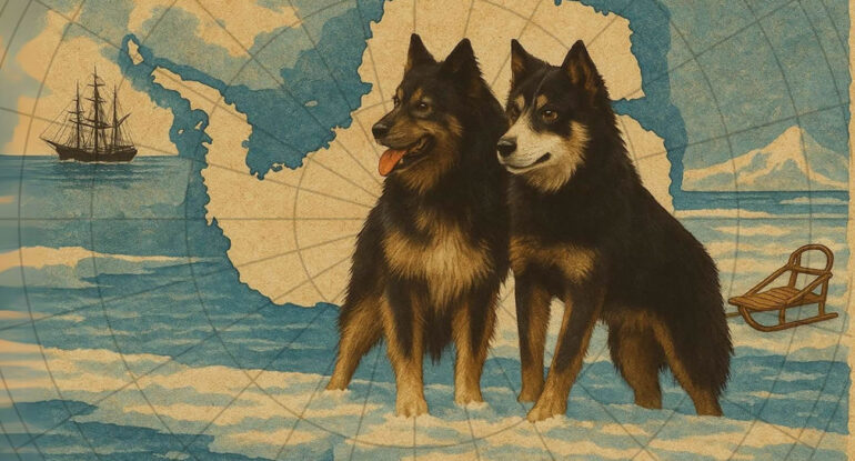 L'histoire incroyable de deux chiens abandonnés en Antarctique qui ont survécu seuls pendant un an