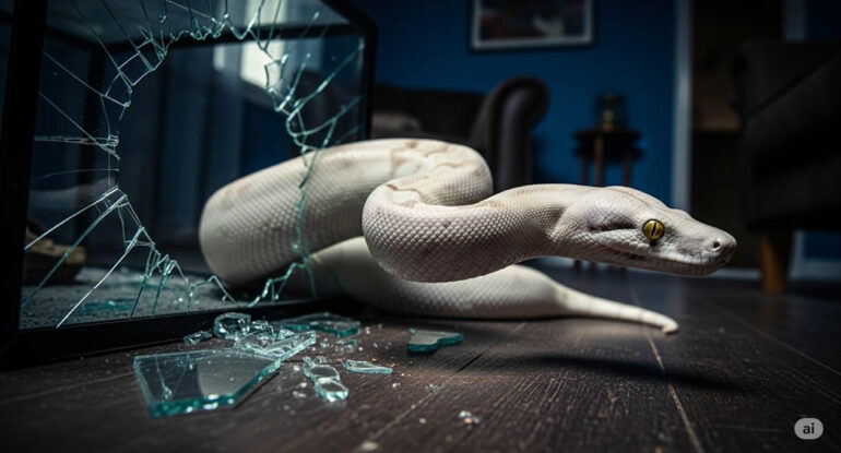 Un boa de 2,5 mètres s’échappe de son terrarium, les gendarmes en alerte