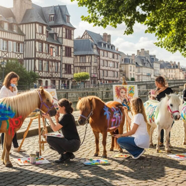 À Rouen, on pourra peindre… sur des poneys