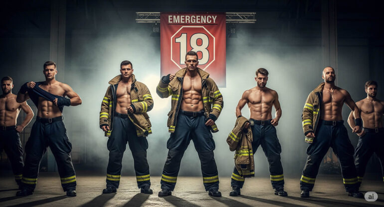 Des pompiers font un strip-tease pour rappeler le numéro d’urgence