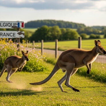 Deux wallabies en cavale entre la Belgique et la France