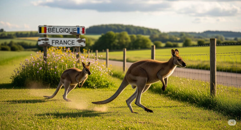 Deux wallabies en cavale entre la Belgique et la France