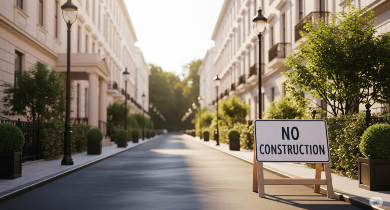 Pour préserver la tranquillité estivale, une ville interdit… tous les travaux