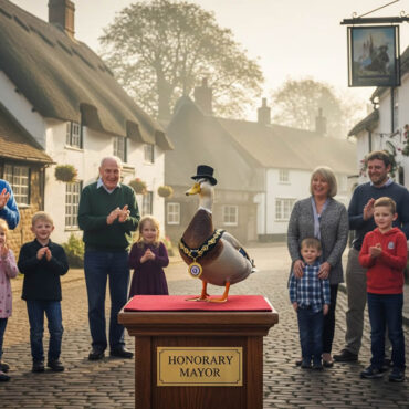 Un canard devient maire honoraire d’un village anglais