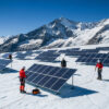 Un glacier suisse installe des panneaux solaires… sur la glace