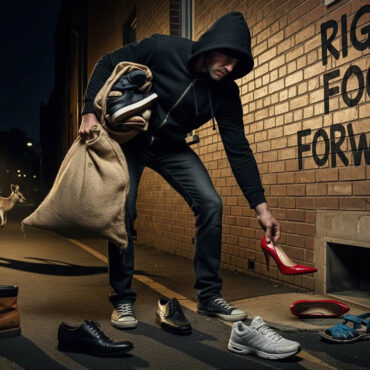 Un voleur australien dérobe… uniquement des chaussures droites