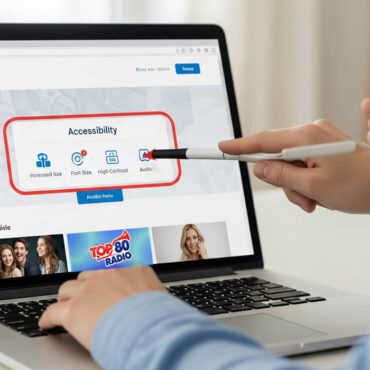 Une nouvelle option ''Accessibilit'' est désormais disponible sur le site de Top 80 Radio !