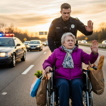 Intercepté en fauteuil roulant sur la voie rapide… pour aller faire du shopping
