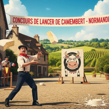 Un concours de lancer de camembert fait le buzz en Normandie