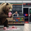 Un ours se gave de glaces dans un magasin aux États-Unis avant l’arrivée de la police