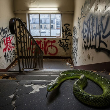 Un serpent retrouvé dans la cage d’escalier d’un immeuble en banlieue parisienne