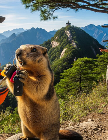 Une marmotte vole les clés de voiture de touristes en Chine