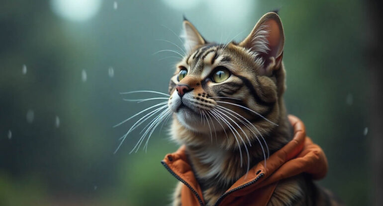 Un chat devient influenceur météo… et prédit la pluie avec ses moustaches