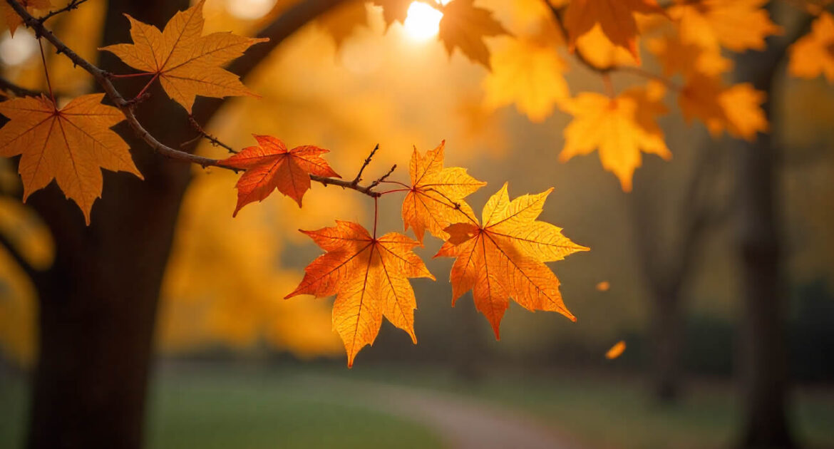 Un concours de plongeon… dans des tas de feuilles