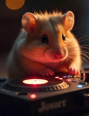 Un hamster devient DJ… dans une boîte de nuit miniature
