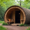 Un homme construit une cabane… au milieu d’un rond-point