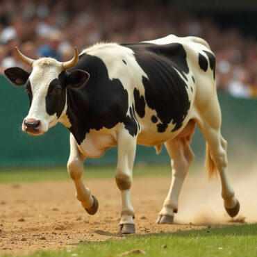 Une vache s’invite dans une salle de sport et tente de monter sur un tapis de course