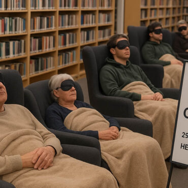 Un concours de sieste… dans des bibliothèques publiques