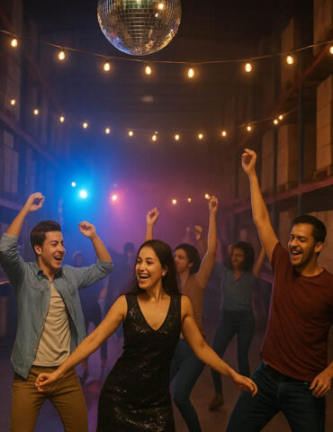 Un entrepôt organise… une soirée dansante pour ses cartons