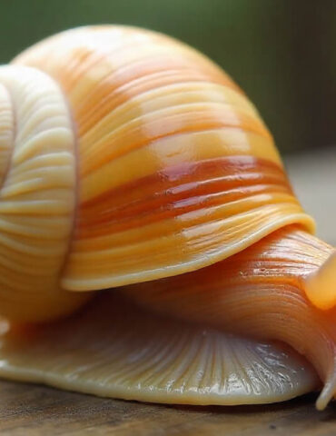 Un escargot devient modèle… pour des pubs de crème hydratante