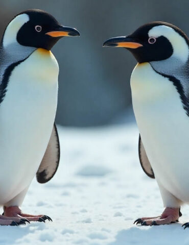 Un pingouin devient juge officiel… dans un concours de glissade