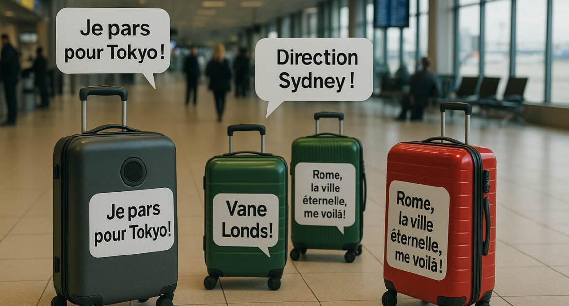 Un aéroport expérimente… des valises qui annoncent elles-mêmes leur destination