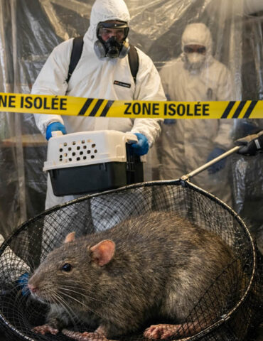 Un énorme rat découvert dans un avion en plein vol