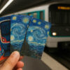 Un métro transforme ses tickets en œuvres d’art uniques