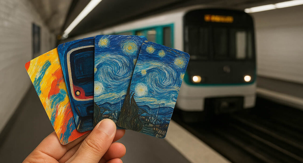 Un métro transforme ses tickets en œuvres d’art uniques