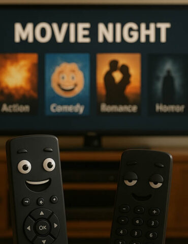 Un salon organise… des soirées où les télécommandes choisissent le film toutes seules