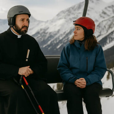 Confessions sur un télésiège : en Savoie, un prêtre écoute les skieurs à 2 500 mètres d’altitude