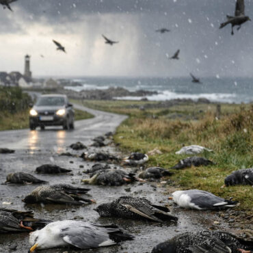 En Bretagne, des centaines d’oiseaux tombent du ciel : un phénomène météo rare