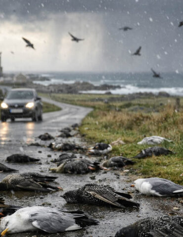 En Bretagne, des centaines d’oiseaux tombent du ciel : un phénomène météo rare