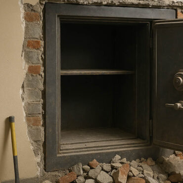 Il casse un mur pour rénover sa maison… et découvre un coffre‑fort géant caché depuis 50 ans