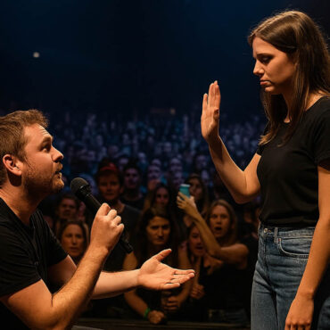 La demande en mariage qui a viré au fiasco en plein concert à Brisban