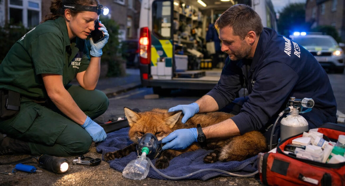 Quand les renards appellent (presque) le SAMU