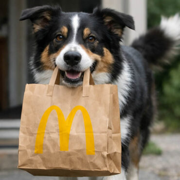 Un chien s’échappe… et revient avec un McDo dans la gueule