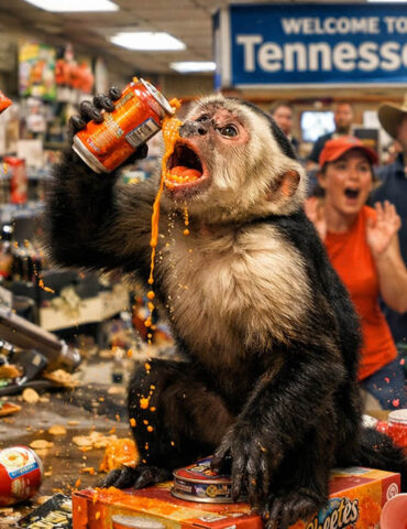 Un singe capucin sème le chaos dans un magasin du Tennessee : une scène digne d’un dessin animé