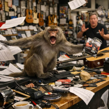 Un singe en cavale sème la pagaille dans un magasin de musique