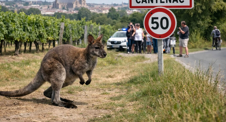 Wallaby en cavale près de Bordeaux : la balade improbable qui affole une commune entière