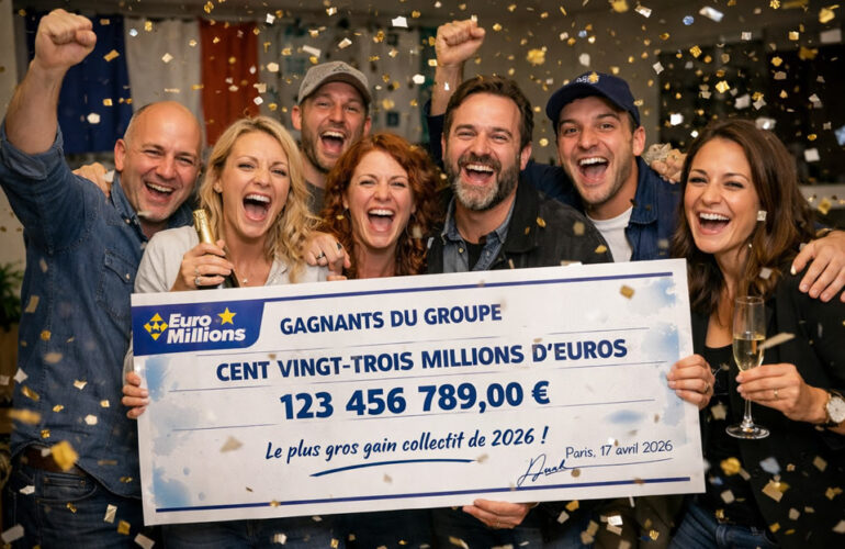 21 amis raflent 123 millions à l’EuroMillions : l’histoire incroyable du plus gros gain collectif de 2026