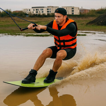 Du wakeboard sur une flaque géante près de Toulouse… la vidéo cartonne
