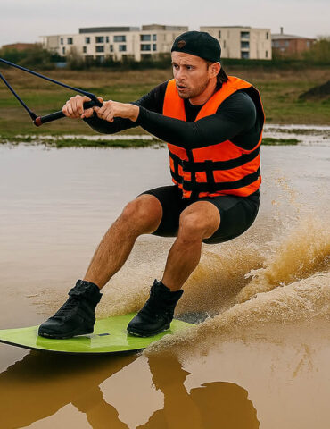 Du wakeboard sur une flaque géante près de Toulouse… la vidéo cartonne