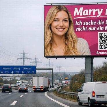 Elle loue des panneaux géants sur l’autoroute pour trouver l’amour