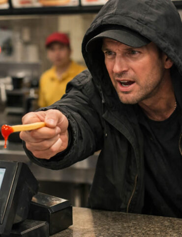 Il tente de braquer un fast‑food… avec une frite trempée dans du ketchup