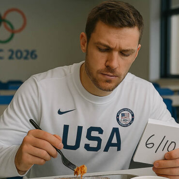 Un athlète américain devient viral en notant les plats du village olympique