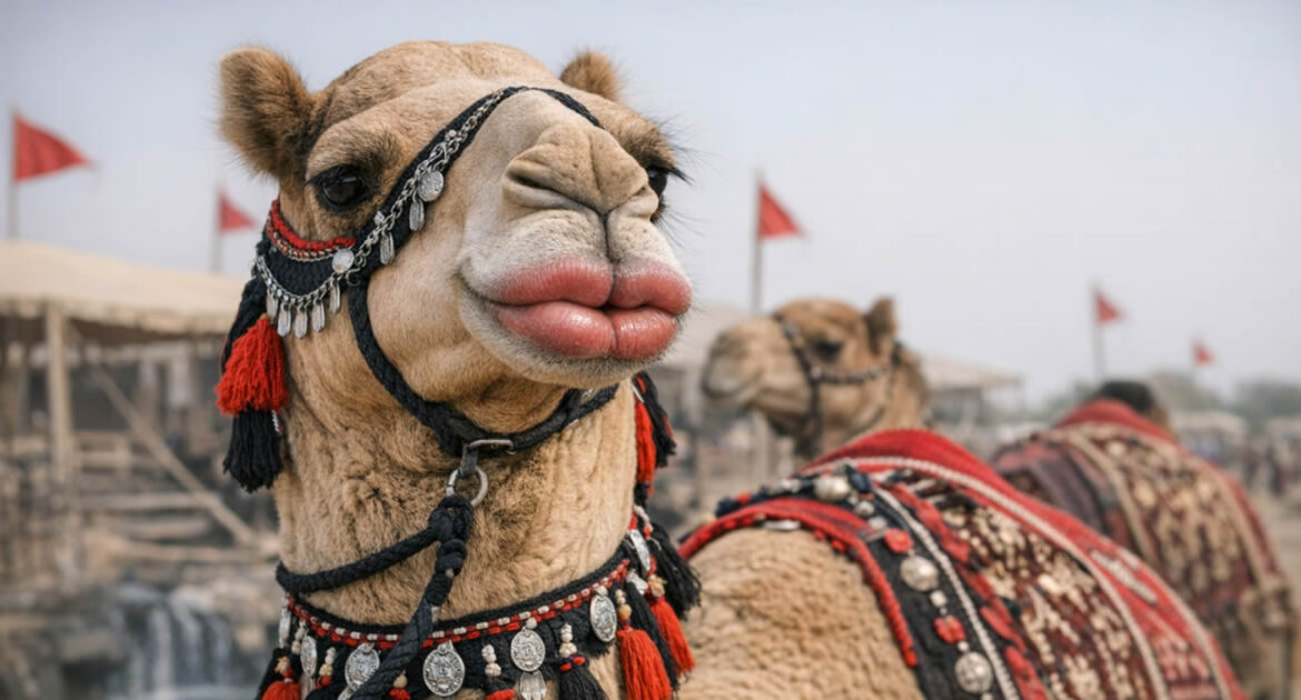 20 chameaux disqualifiés d’un concours de beauté à Oman